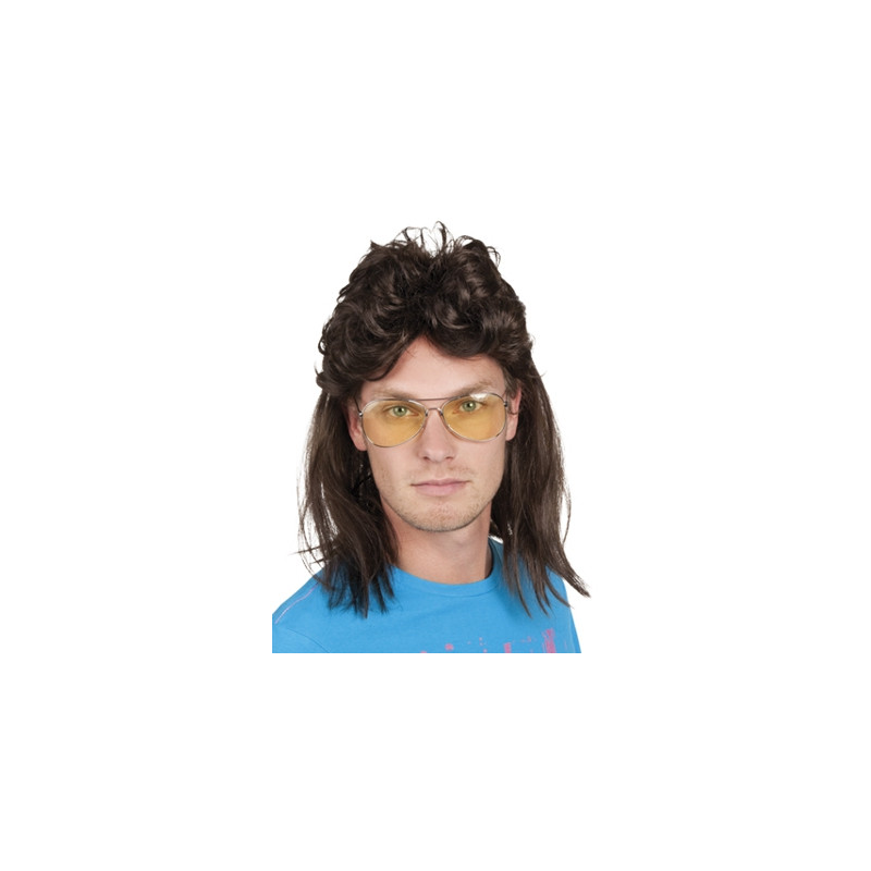 Pánská paruka hnědá retro